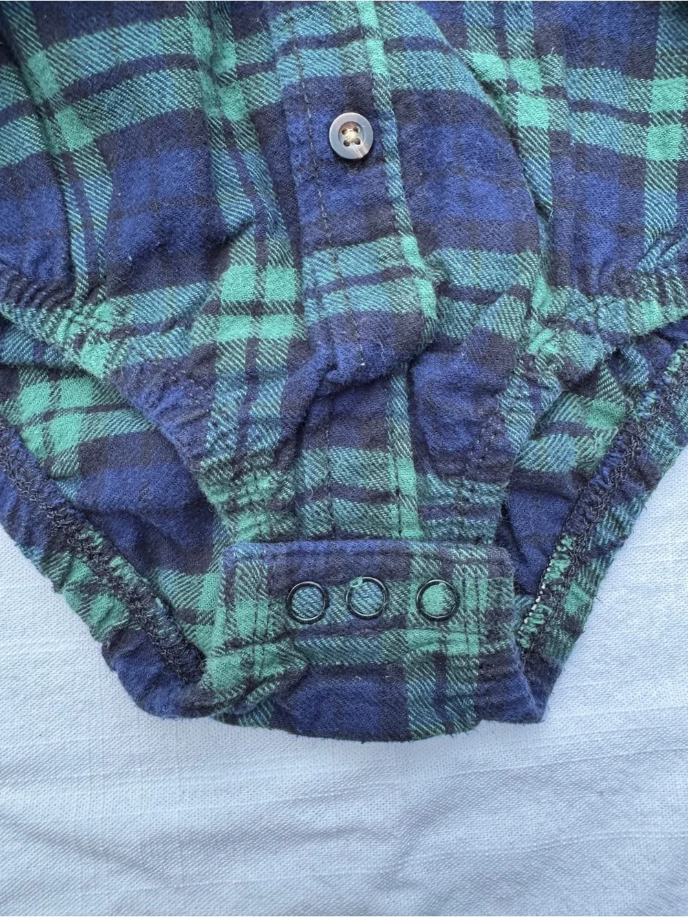 Carter’s Flannel Bodysuits Oshkosh B’Gosh Plaid 24M